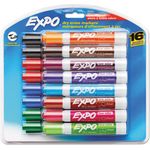 EXPO® Low Odor Dry Erase Marker, Chisel Tip, Assorted, 16/Set
