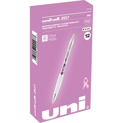 Gel Pen, Super Ink, Pink Ribbon Barrel/ BK Ink (GXQ26)