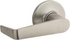 Kwikset® Carson Passage Lever, Satin Nickel, UL Ada Compliant