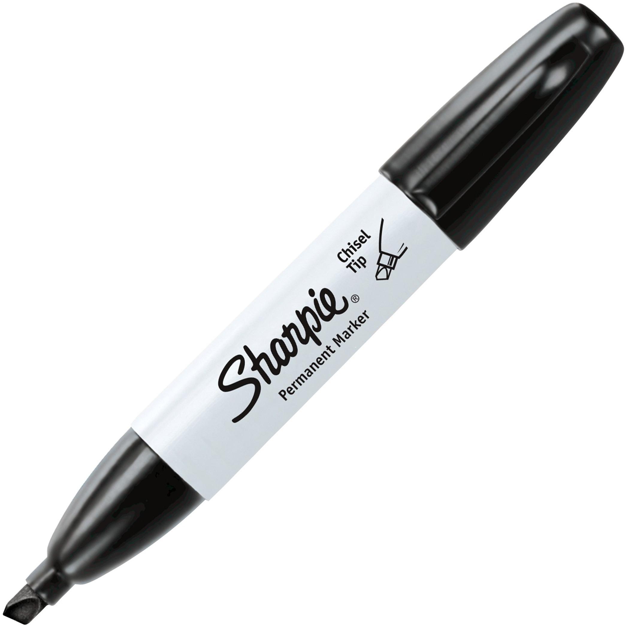 Sharpie Marker, Chisel Tip, Black