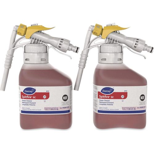 Diversey™ Spitfire SC Power Cleaner, 50.7 oz Bottle, 2/Carton (29WMV ...