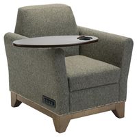 Ashville Lounge Chair with Tablet Arm & Power Outlets