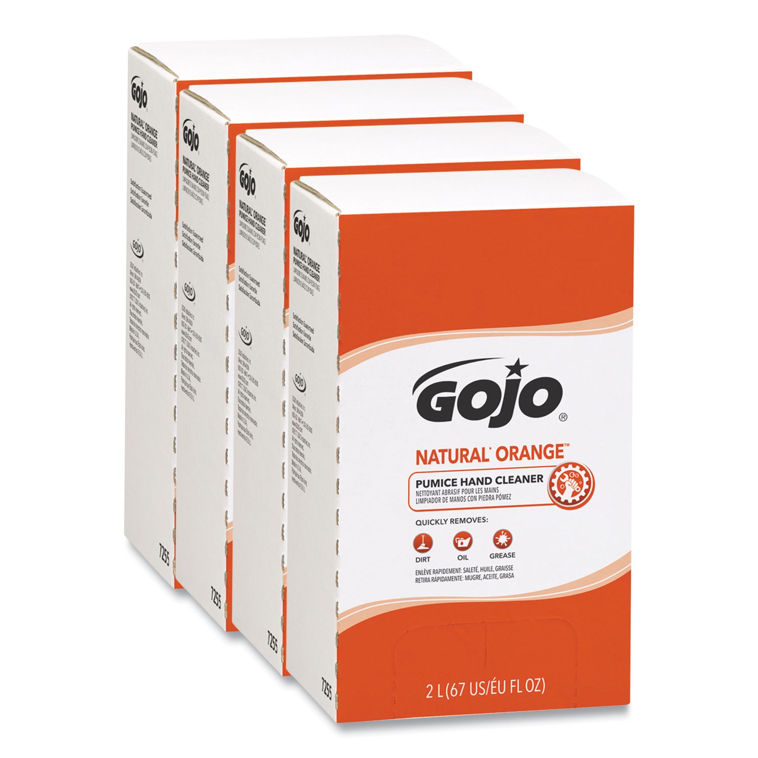GOJO®NATURAL ORANGE Smooth Hand Cleaner, Refill for GOJO PRO TDX Push ...