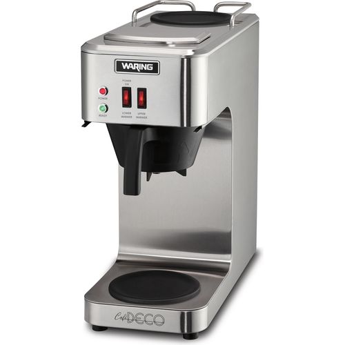 Waring WCM50 Pour-Over Coffee Brewer, Two Warmers
