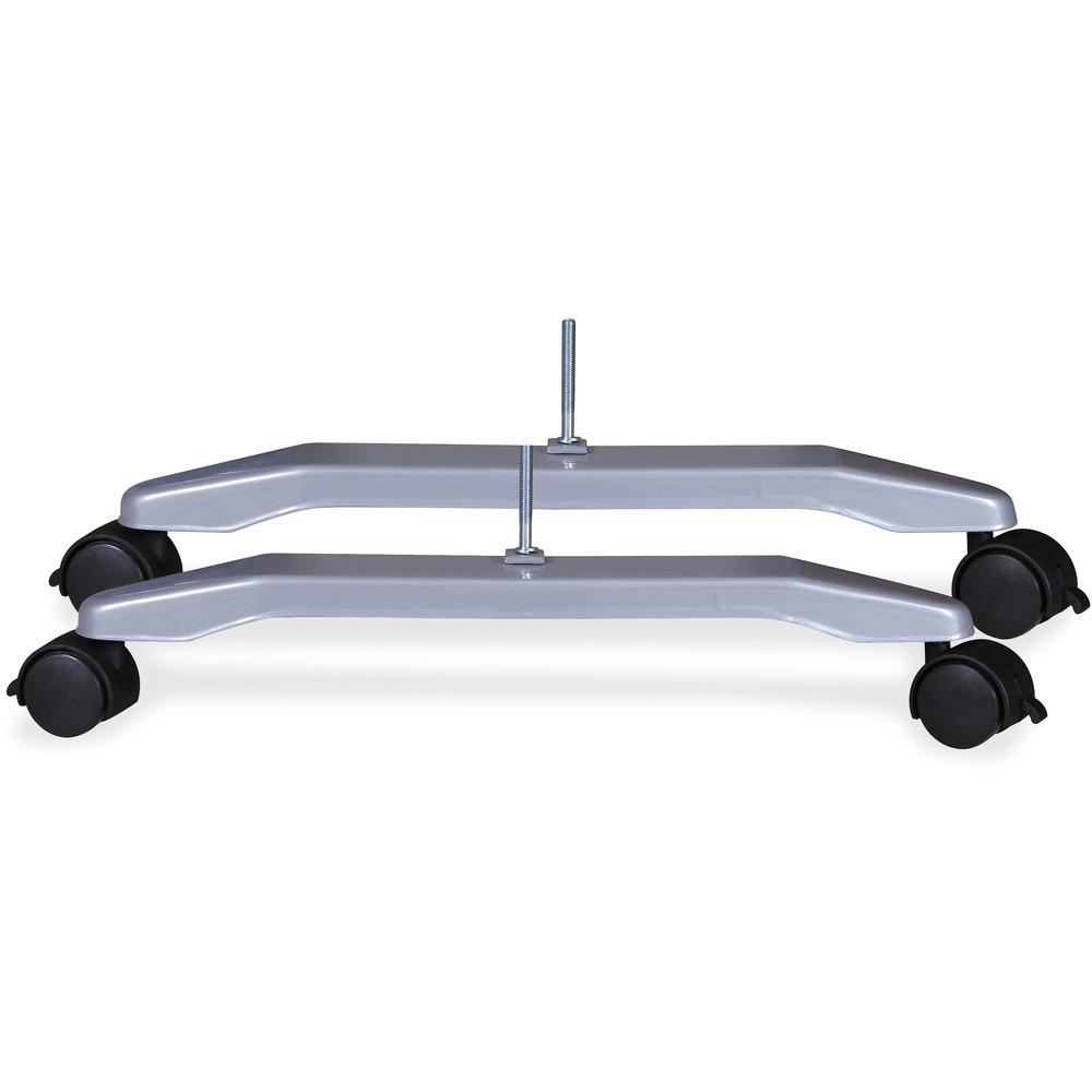 Mobile T-Foot, 2-2/5"x17-4/5"x1-1/2", Silver