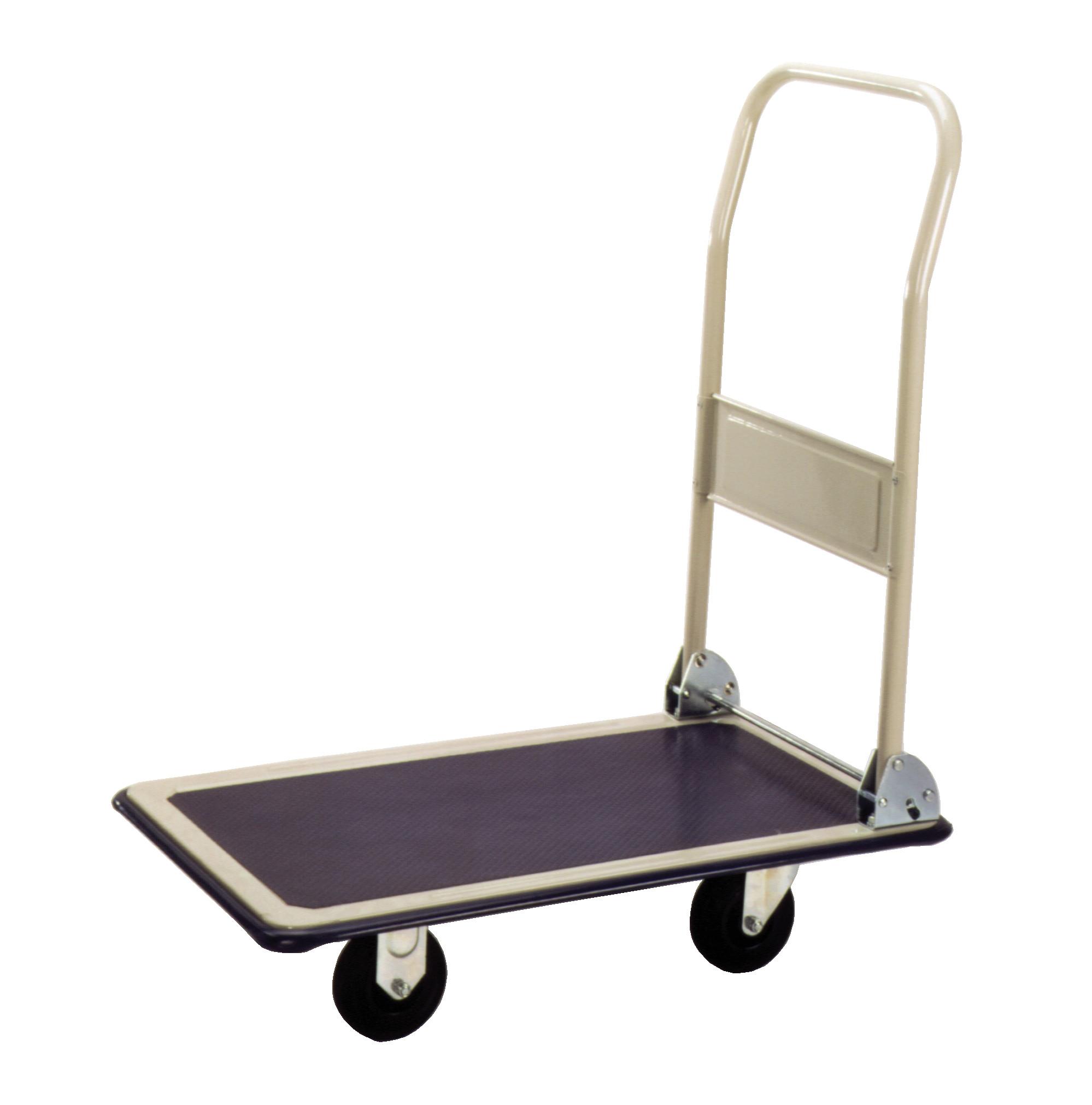 Platform Truck, Folding Handle 19" x 29", 275 lbs. Weight Capacity
