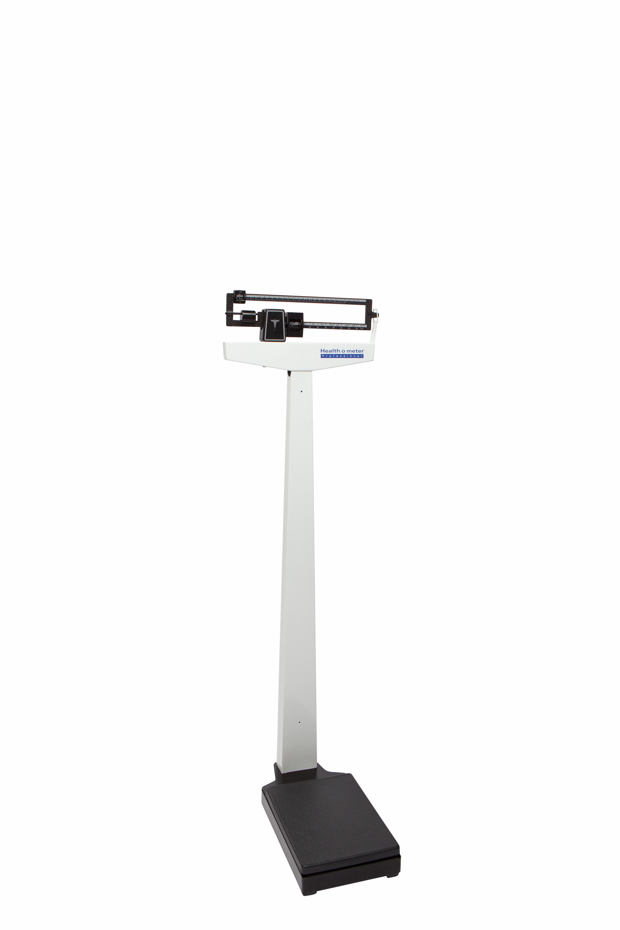 Health o meter Mechanical Beam Scale with Fixed Poise Bar, Height Rod ...