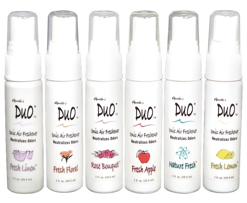 Apollo DuO™ Ionic Air Sanitizer, 1 oz. Spray Bottle, case of 12 - Scent: Fresh Lemon