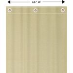 Direct Supply® Textiles® Practi-Cube Dane Cubicle Curtains, Scotch, 66x66