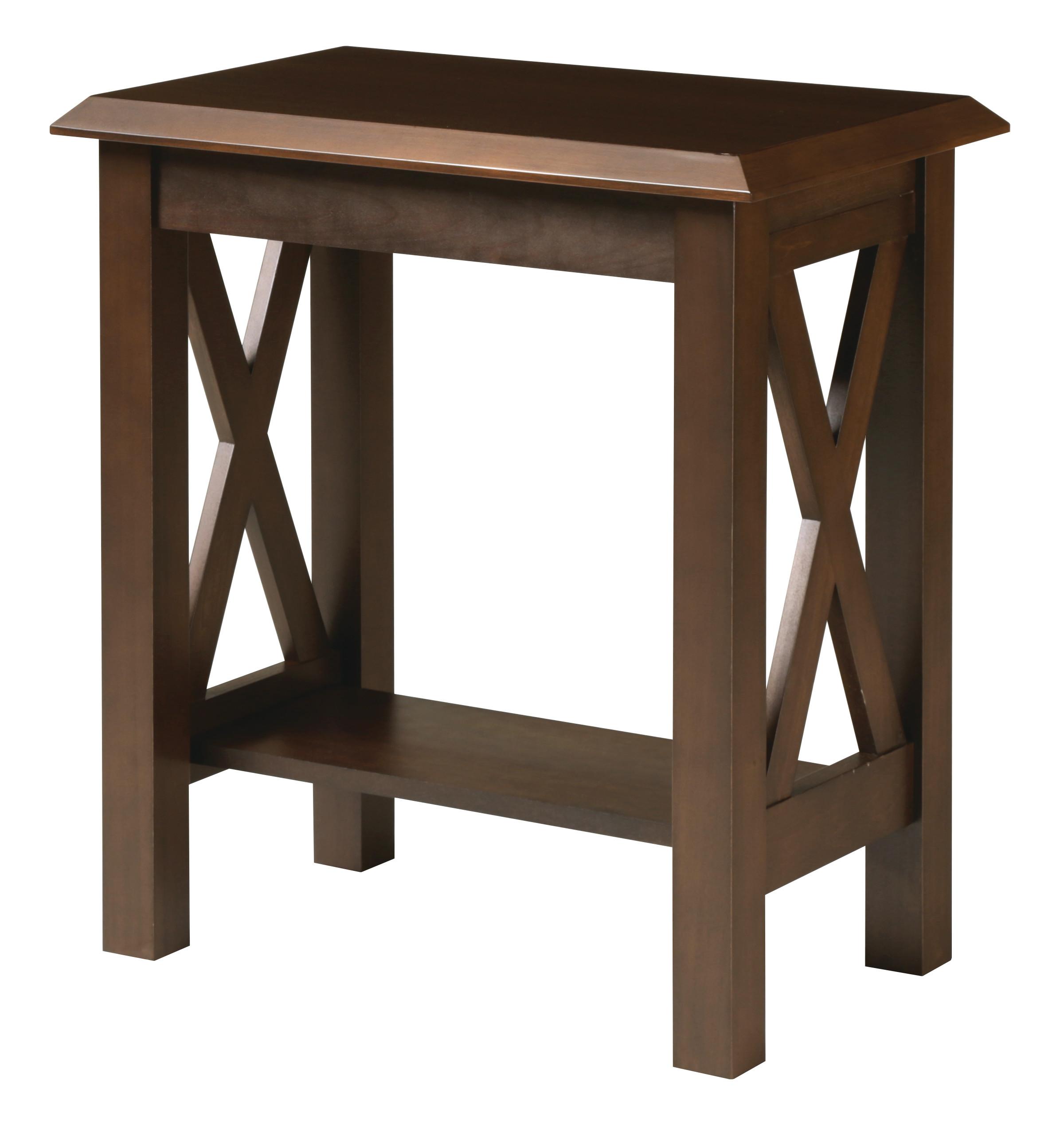 Maxwell Thomas® Saragosa Chairside Table, Laminate Top,  Knock Down - Finish: Carbon Gray