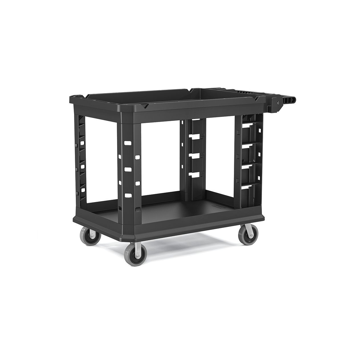 Direct Supply® Standard-Duty Utility Cart, Black, 38½
