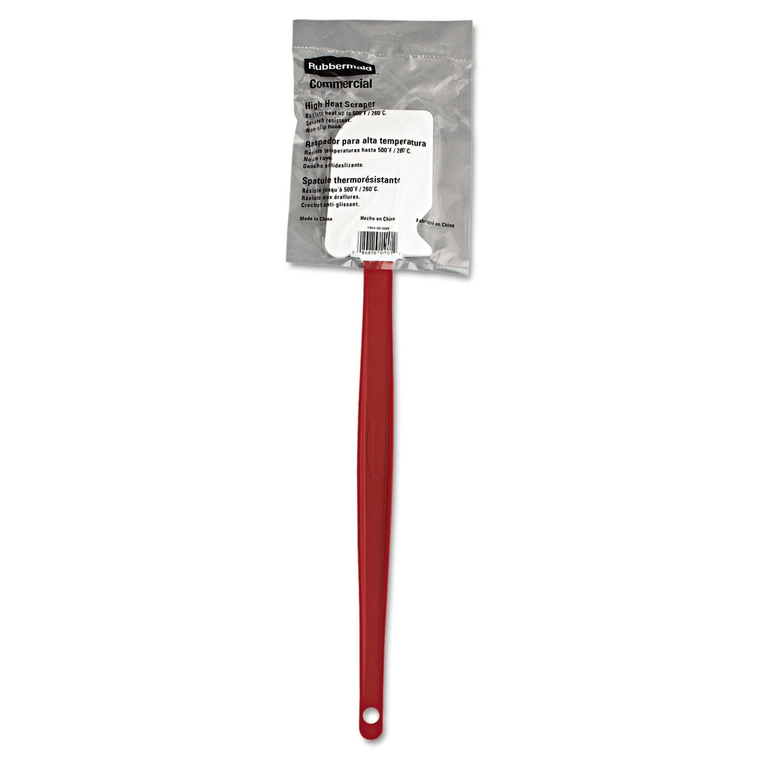 Rubbermaid® Commercial High Heat Scraper/Spatula, White, 16½"