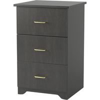 Plymouth 3-Drawer Bedside Cabinet