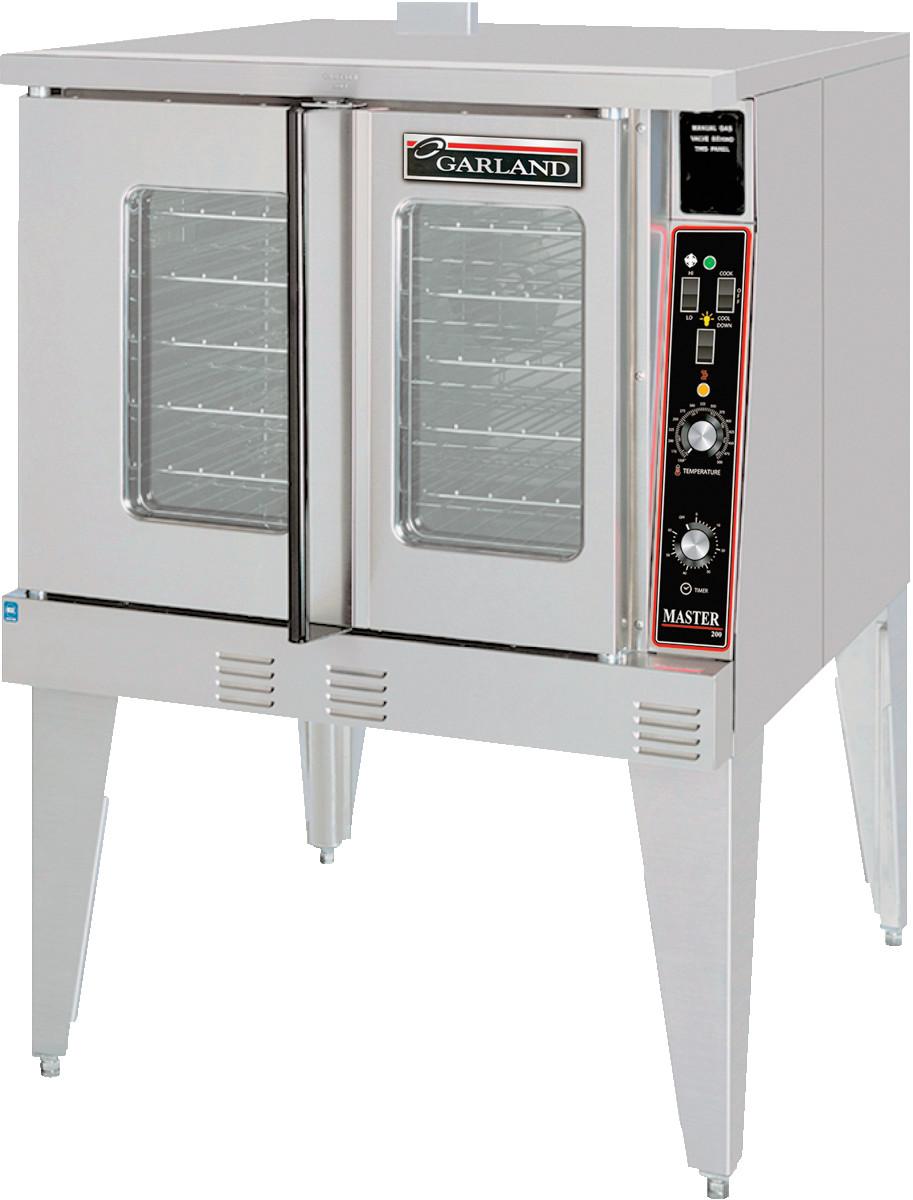 Garland Master Series Single-Deck Gas Convection Oven - Gas Type: Natural Door Type: 2 Glass Doors, Mechanical Controls, 6 racks, (Best Series)