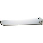2-Position 2' Overbed Light, Aluminum, Wall Switch Only