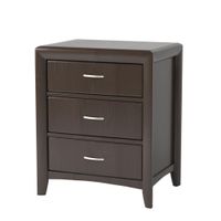 Montreal 3-Drawer Bedside Cabinet