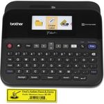 PT-D600 PC-Connectable Label Maker with Color Display, Black