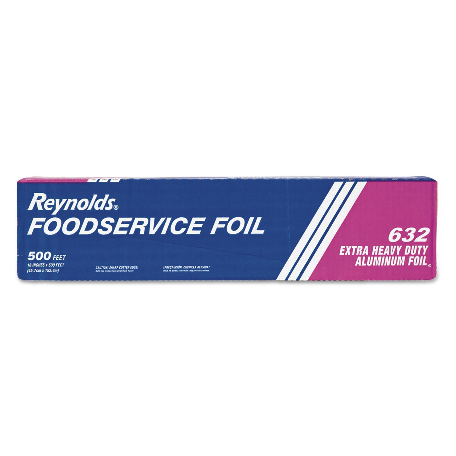 Reynolds Wrap® Extra Heavy-Duty Aluminum Foil Roll, 18" x 500 ft, Silver