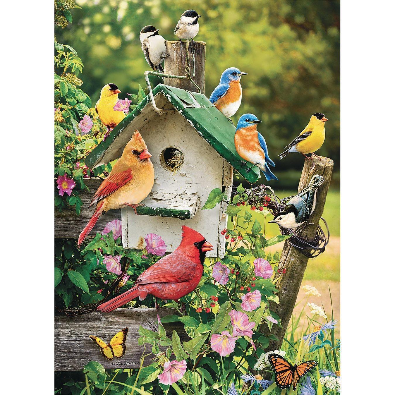 Around The Birdhouse 35-Piece Tray Puzzle
