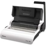 Fellowes® Pulsar+ Manual Comb Binding System, 300 Sheets, 18 1/8 x 15 3/8 x 5 1/8, White
