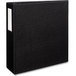 Avery® Durable Binder with Two Booster EZD Rings, 11 x 8 1/2, 4", Black