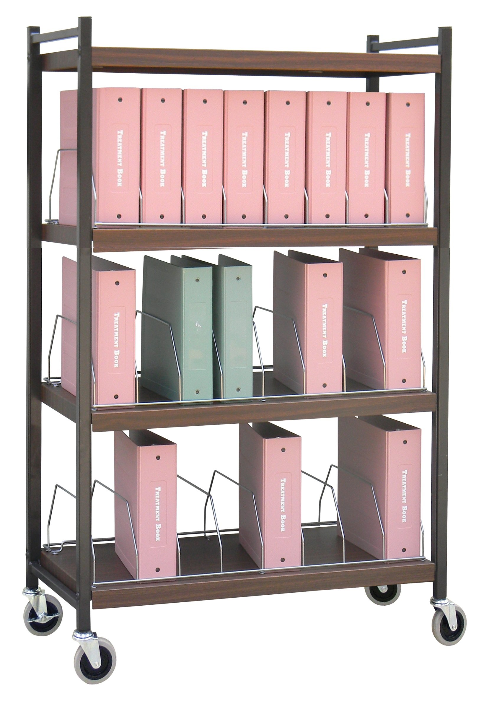 Big Beam Vertical Open Chart Rack - 3 Shelves - 16 Binder Capacity ...