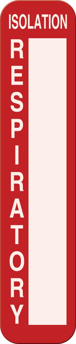Magnetic Isolation, Contact Sign, Red with White Letters, 2