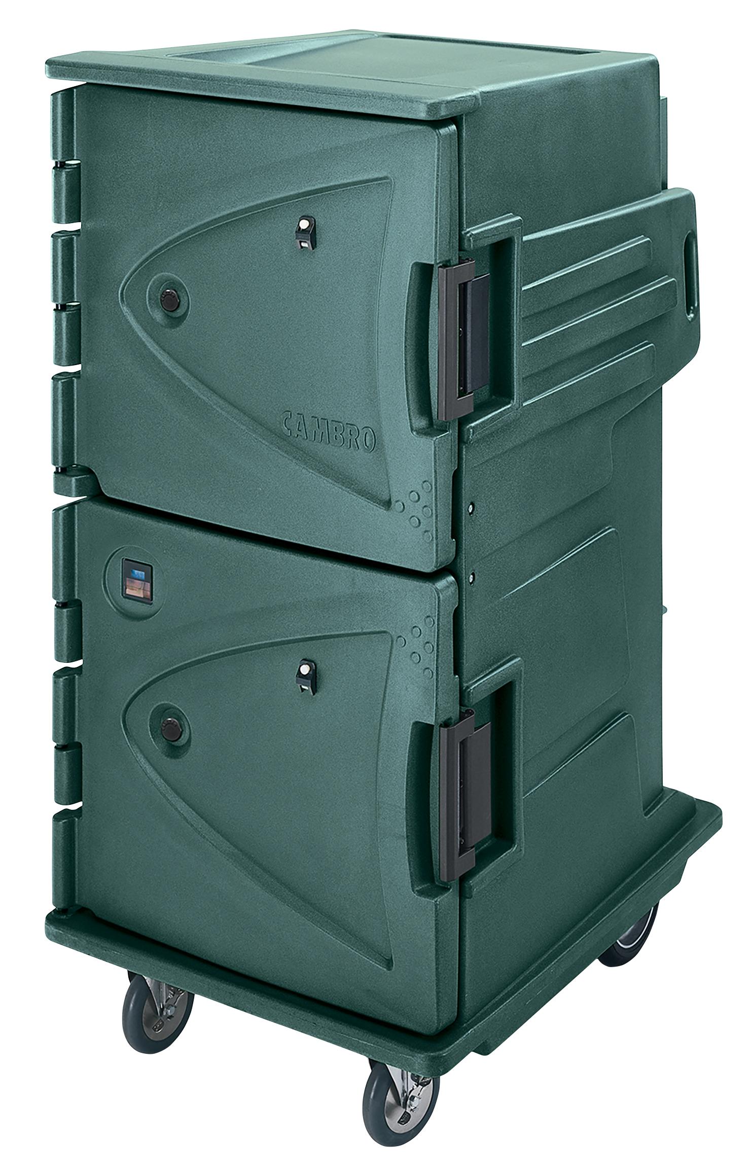 Cambro CMBHC1826TBF192 Camtherm Electric Food Holding Cabinets, Tall Profile, Hot/Cold - Color: Granite Green