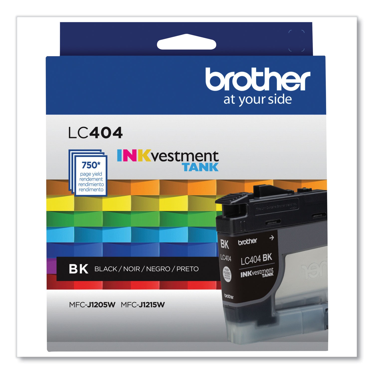 "LC404BKS INKvestment Ink, 750 Page-Yield, Black"