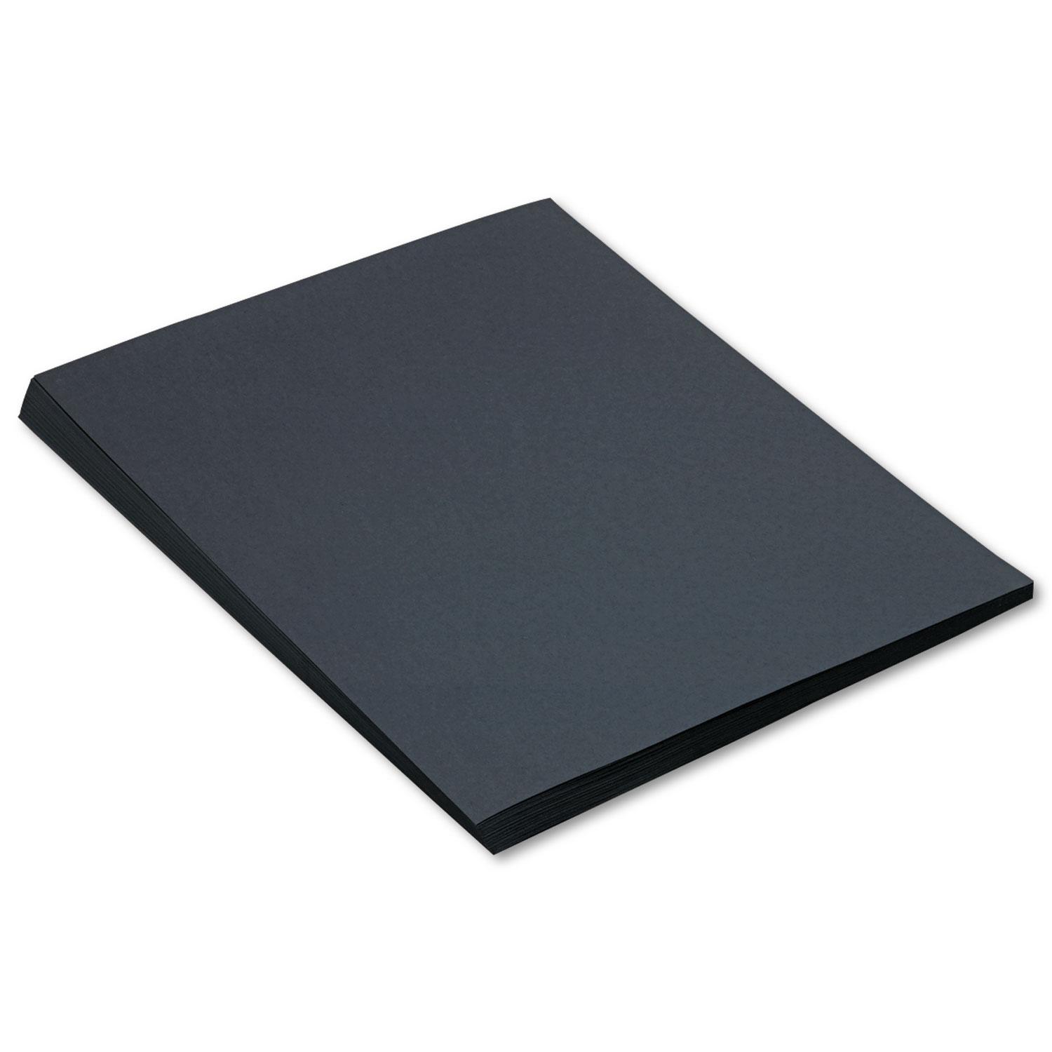 Prang® Construction Paper, 58 lbs., 18 x 24, Black, 50 Sheets/Pack