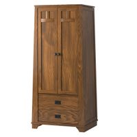 Oak Park 2-Door/2-Drawer Wardrobe