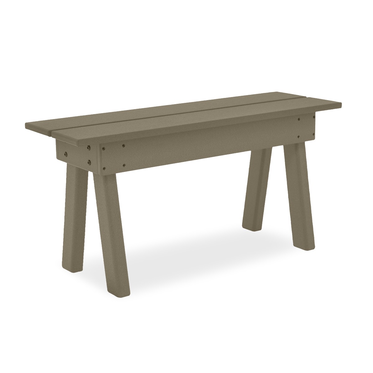 34" Picnic Table Bench - Table Finish: Weathered Wood