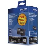 Brother LC1072PKS Innobella Super High-Yield Ink, Black, 2/PK