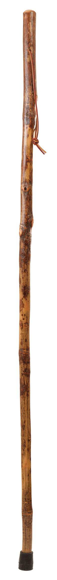 Brazos Free Form Hickory Handcrafted Wood Walking Stick Trekking Pole, Made in the USA, 55 Inches
