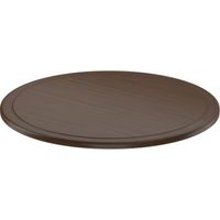 Thermolaminate Tabletop with Spill-Retainer Edge, 42" Round