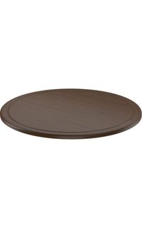 Thermolaminate Tabletop with Spill-Retainer Edge, 42" Round