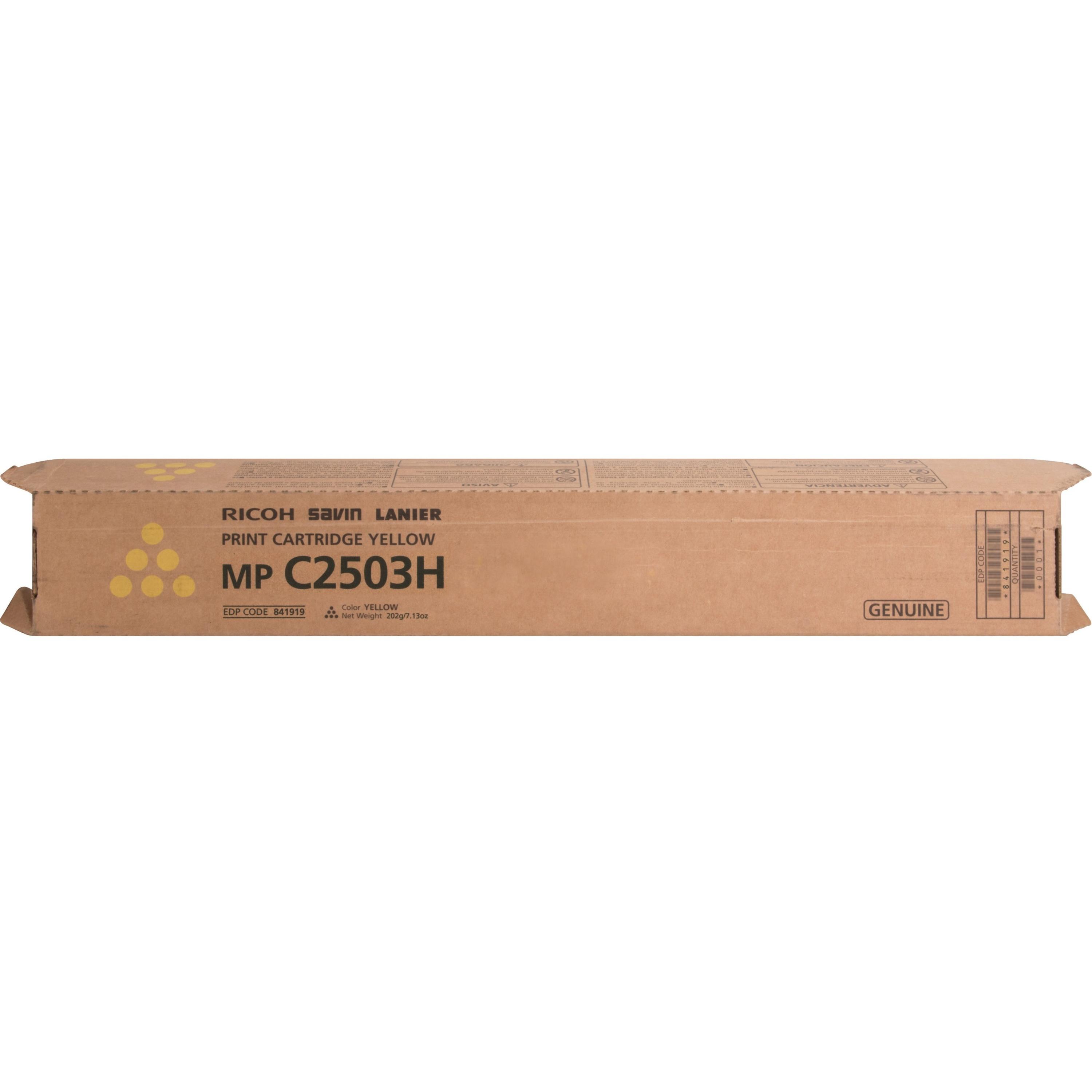 Toner Cartridge, f/MPC2503, 9500 Page Yield, YW