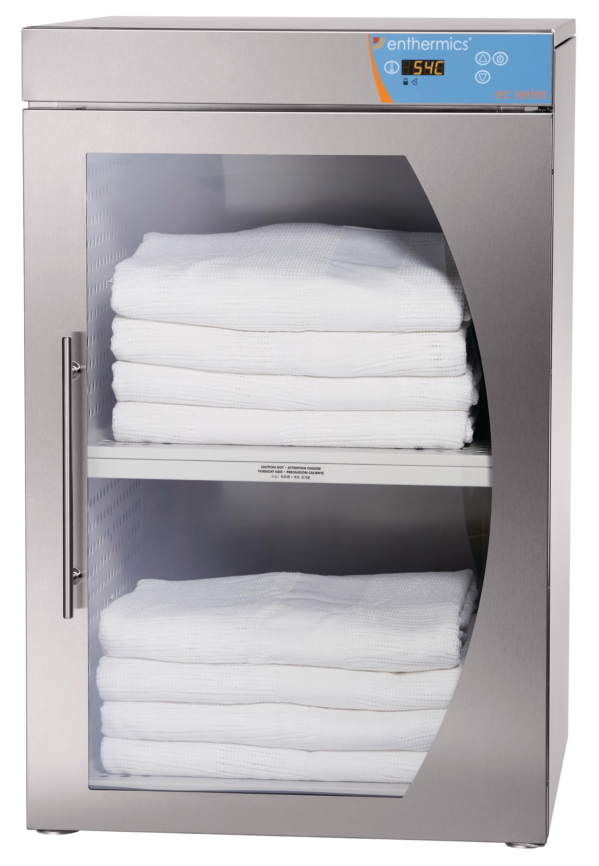 Titan Series EC350 Blanket Warmer, 3.5 Cu. Ft., Stainless Steel - Door Type: Glass