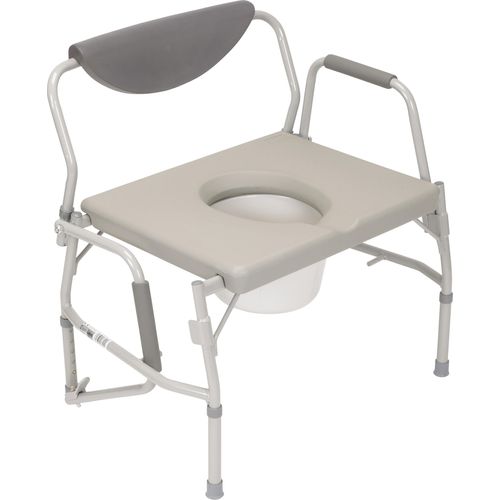 N - 8583 HEAVY DUTY DROP ARM COMMODE 500LB WEIGHT CAPACITY – HNH
