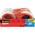 Scotch® 3850 Heavy-Duty Packaging Tape, 1.88" x 54.6yds, 3" Core, Clear, 4/Pack