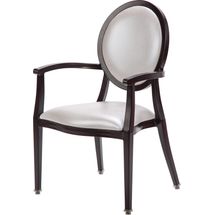 Maxwell Thomas Gainesville Faux-Wood Metal Dining Chair