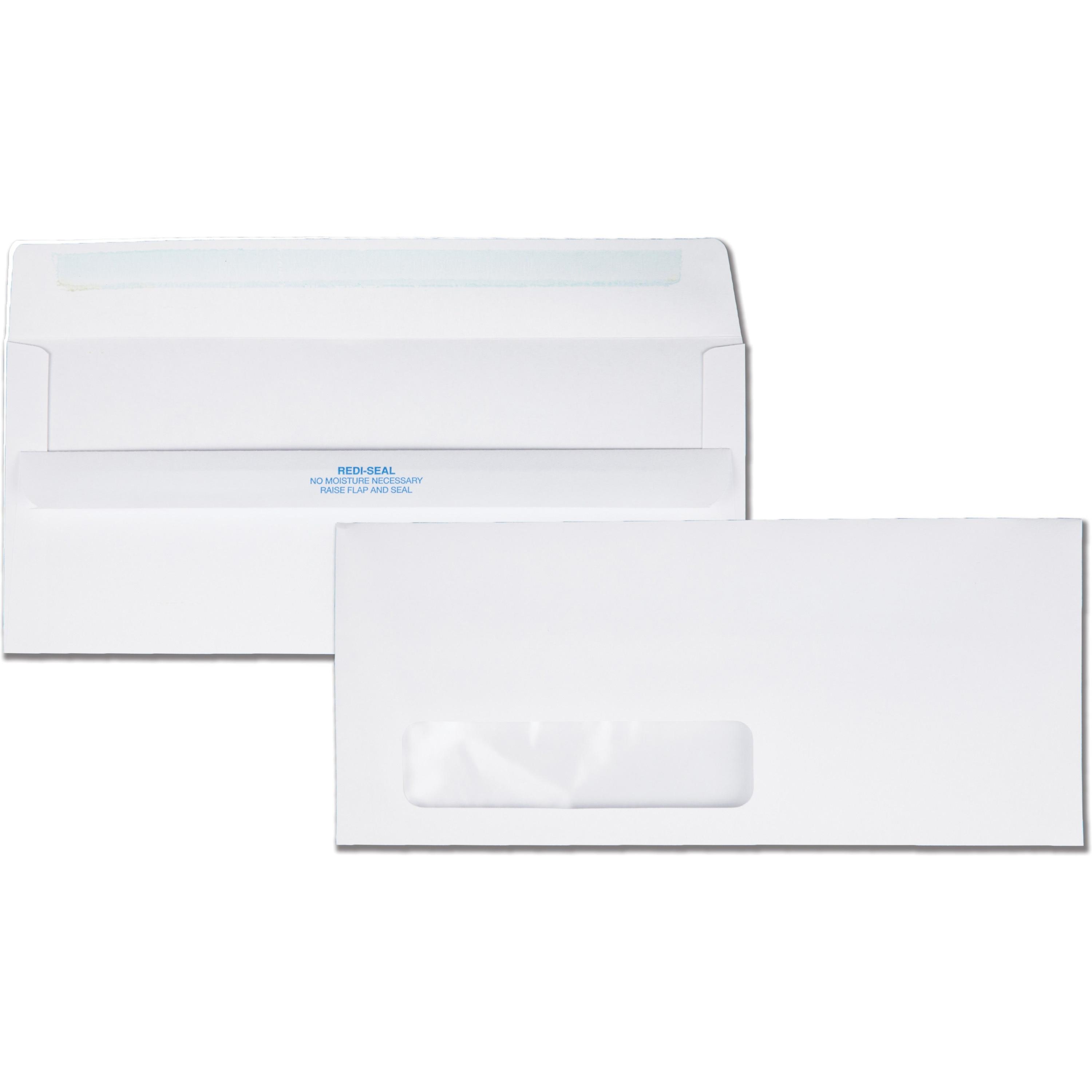 Window Envelopes, Plain, No 10, 4-1/8"x9-1/2", 500/BX, WE