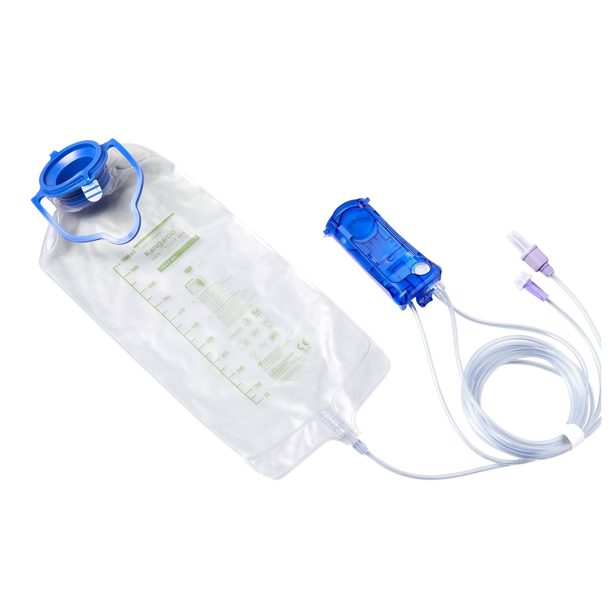 Kangaroo OMNI™ Feeding Set with Flush Bag and ENPlus Spike
