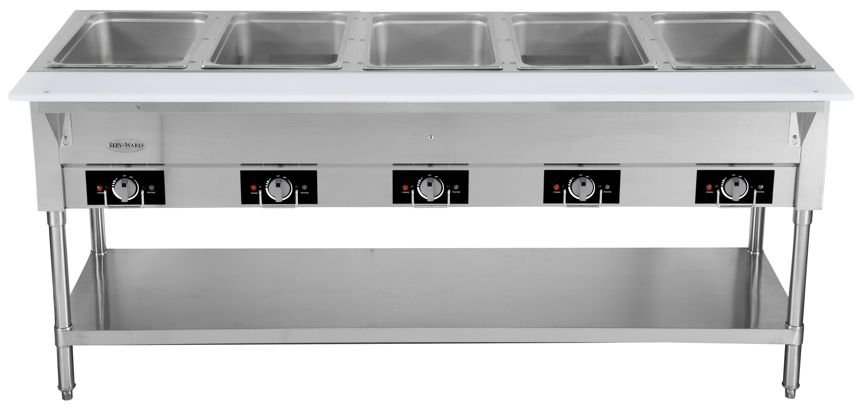 Serv-Ware EST3-1 3 Open Well Electric Steam Table (3PM2Q) | Direct Supply
