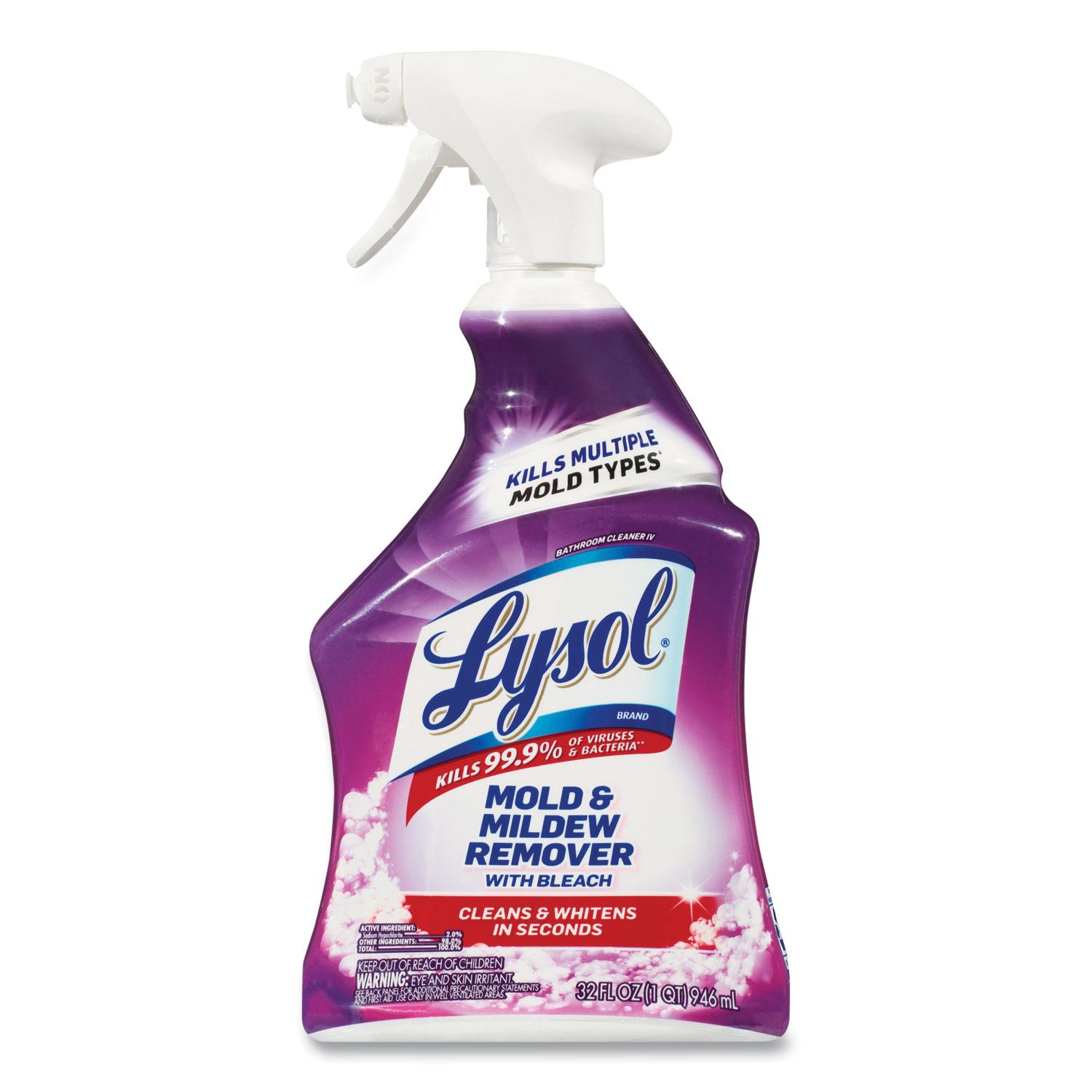 LYSOL® Brand Mold & Mildew Remover with Bleach, Ready to Use, 32oz Spray Bottle