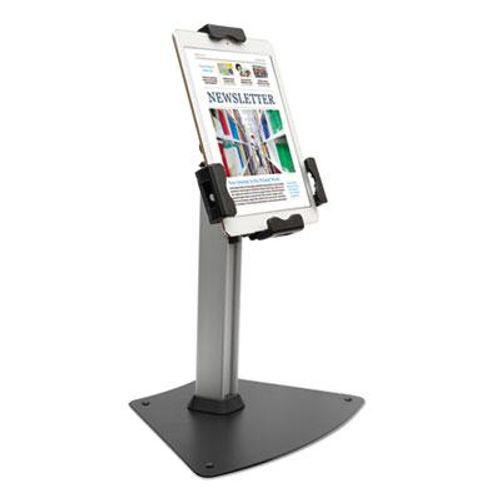 Tablet Kiosk Desktop Stand For 7 To 10 Tablets Silver K3550 Direct Supply