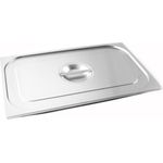 Half-Size Flat Cover, Stainless Steel