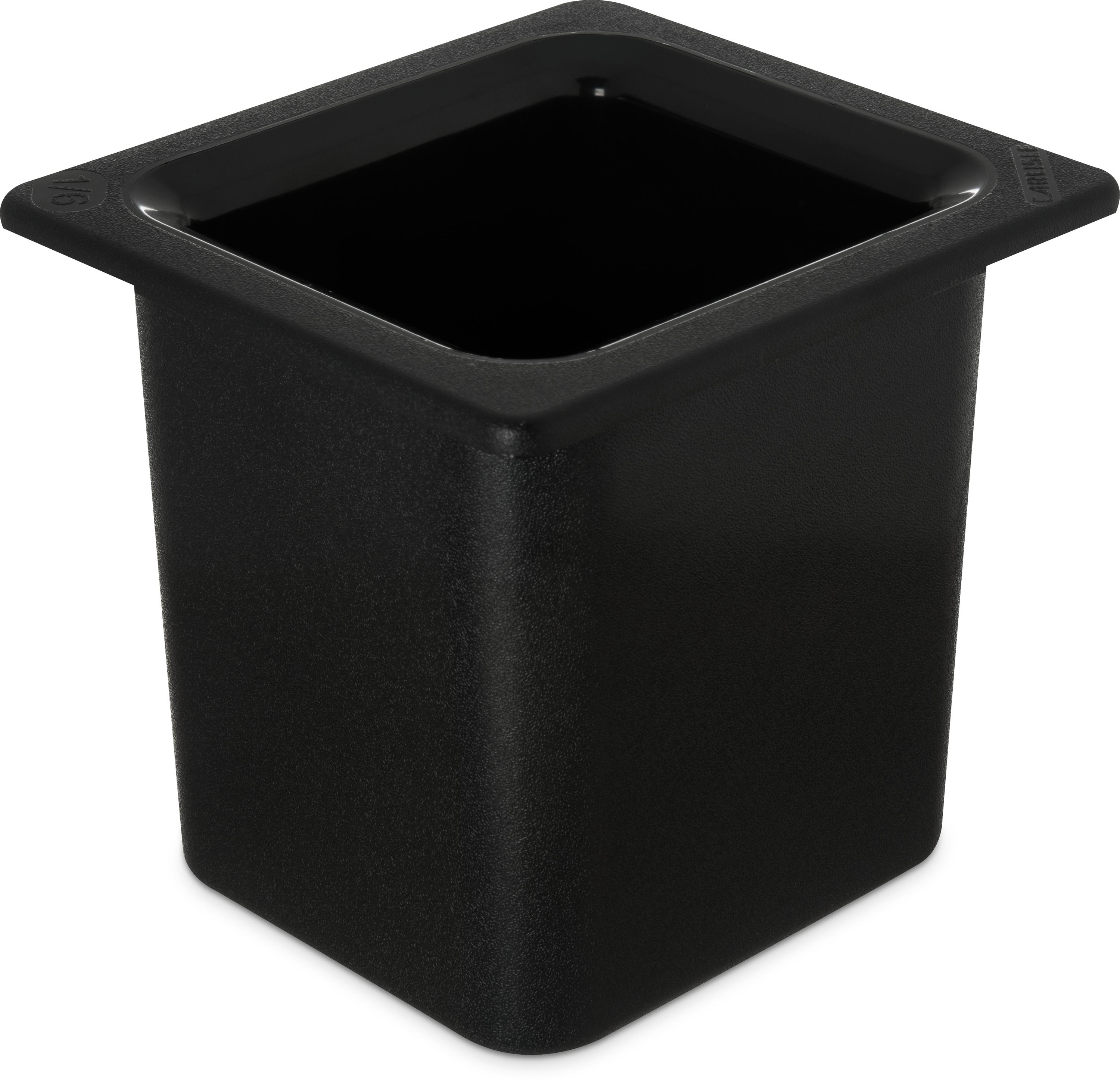 Coldmaster® 6" Deep High Capacity Sixth-size Food Pan 1.7 qt - Black