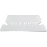 Pendaflex® Hanging File Folder Tabs, 1/5 Tab, Two Inch, Clear Tab/White Insert, 25/Pack