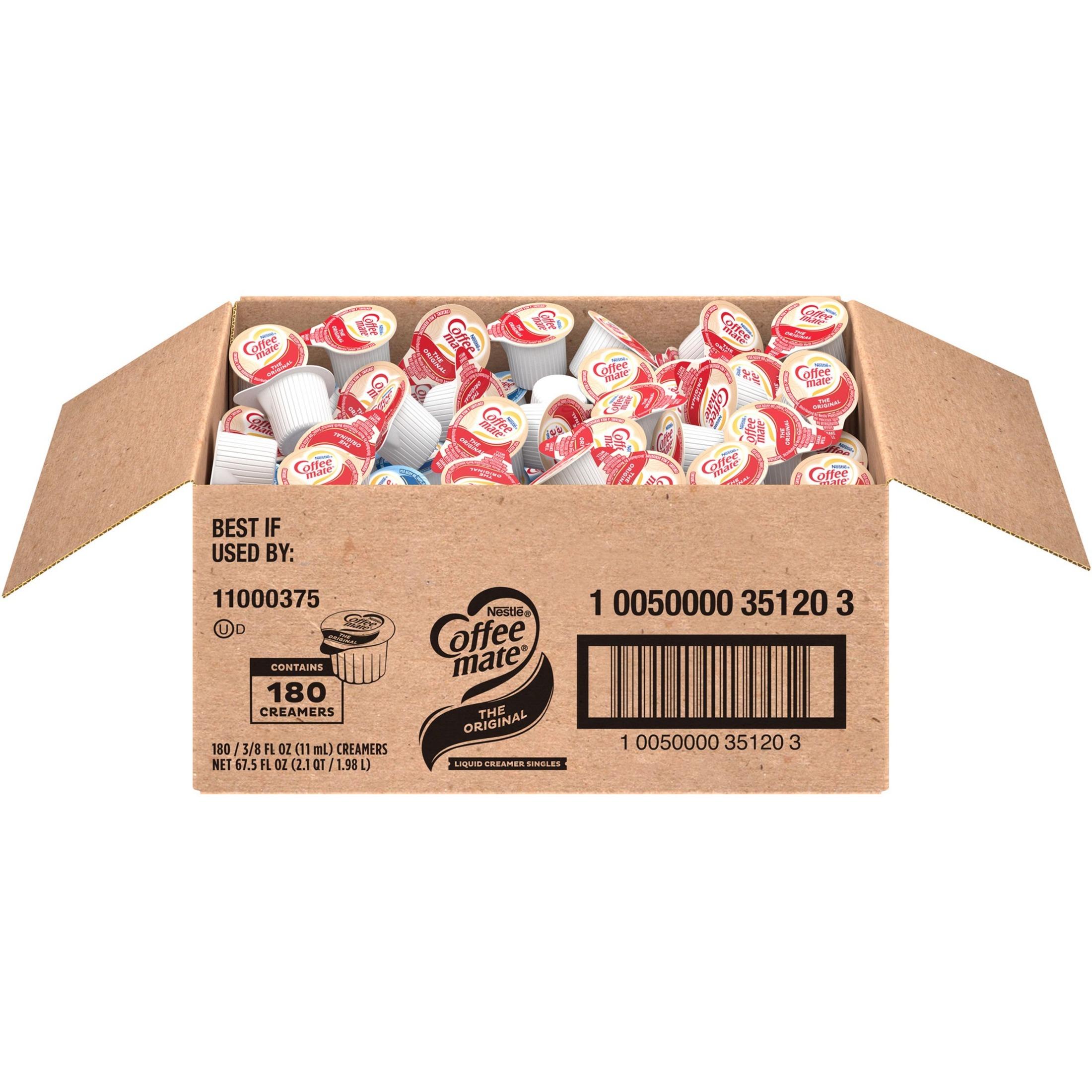 Coffee mate Original Flavor Liquid Creamer Singles.38oz (Pack of 180)
